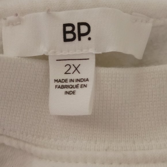 BP. Self Discovery Crop Top Sweat Outfit. Size 2X White & Green - Picture 8 of 10